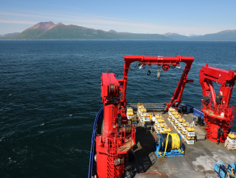 Scientists, including an EAS researcher, prepare to deploy magnetotelluric instruments near the Alaska Peninsula. (Photo Samer Naif).jpeg