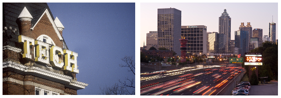 Atlanta Skyline and Tech Tower